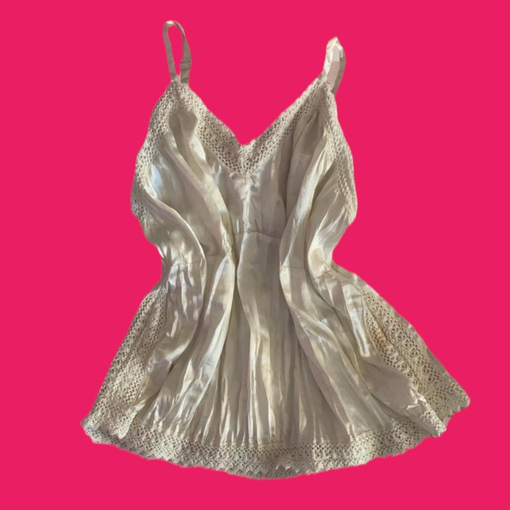 Lane Bryant White Cami w/ adjustable straps